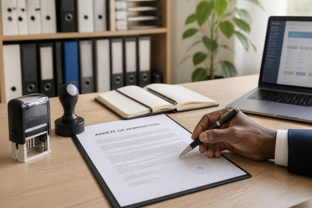 découvrez les formalités essentielles à respecter pour qu'un arrêté de nomination soit valide, afin d'assurer la conformité juridique de vos procédures de nomination.