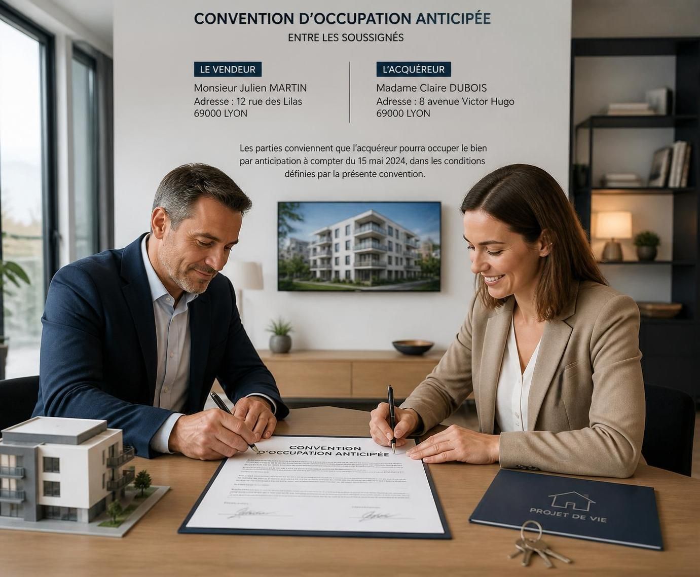 découvrez quel modèle de convention d'occupation anticipée choisir pour sécuriser efficacement votre transaction immobilière avant la vente.