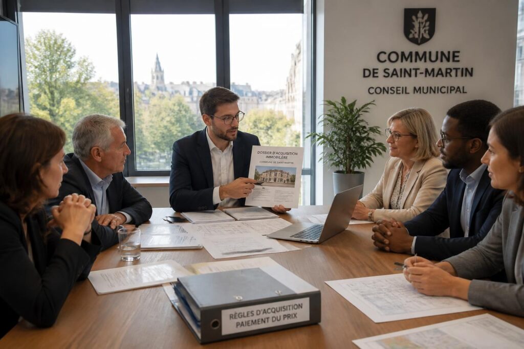 découvrez les règles essentielles qui encadrent le paiement du prix lors d'une acquisition par une commune, pour mieux comprendre les obligations et procédures légales.
