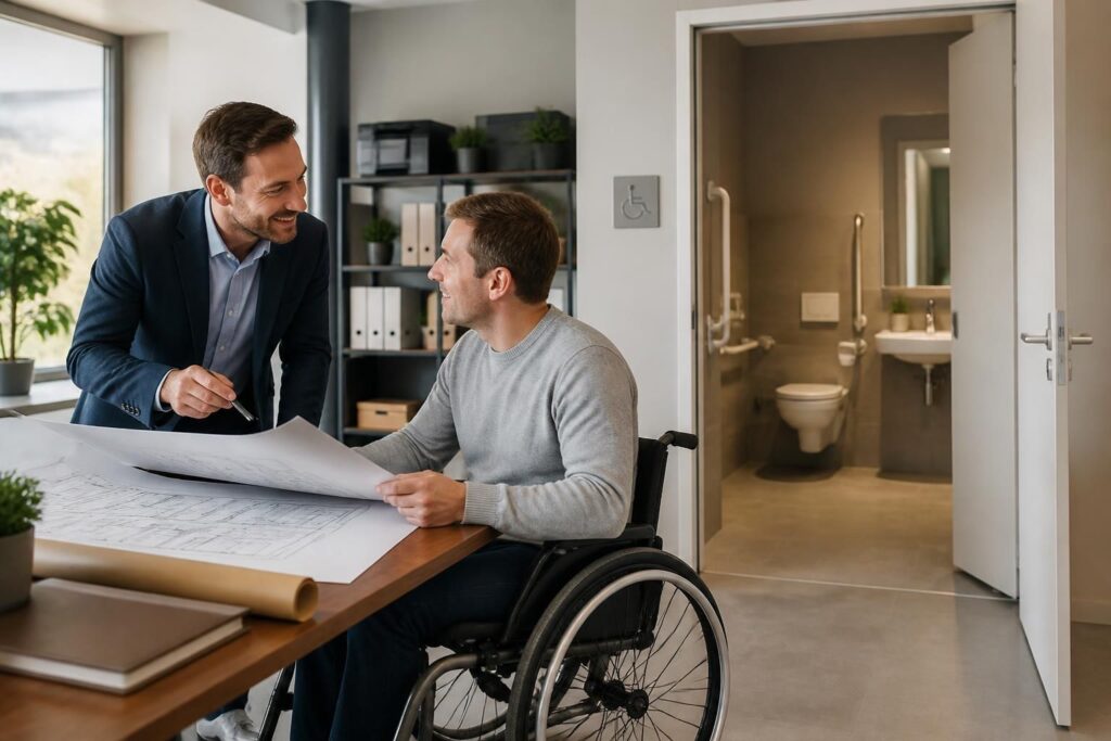 découvrez les obligations des employeurs en 2024 concernant le code du travail et les sanitaires accessibles aux personnes à mobilité réduite (pmr). guide complet et conseils pratiques.