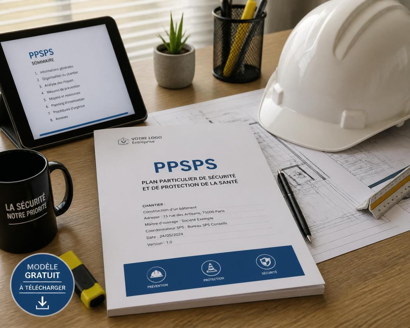 téléchargez gratuitement un modèle fiable de ppsps conforme au droit du travail. découvrez où trouver des ressources sécurisées pour vos documents de sécurité sur les chantiers.