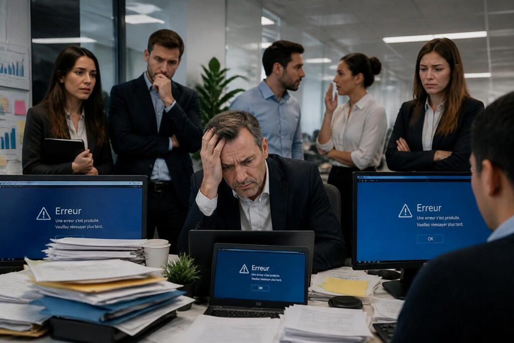 découvrez comment l'incompétence en entreprise peut rapidement se transformer en un véritable casse-tête, à travers l'exemple de 'ce cougnaud'.