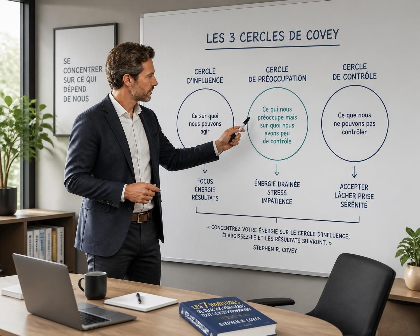 découvrez comment le cercle de covey peut transformer votre gestion du temps au travail en vous aidant à mieux prioriser vos tâches et à augmenter votre productivité.