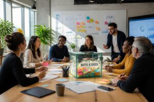 découvrez comment les boîtes à idées dans les entreprises représentent un levier sous-exploité pour stimuler l'innovation et améliorer la participation des employés au travail.