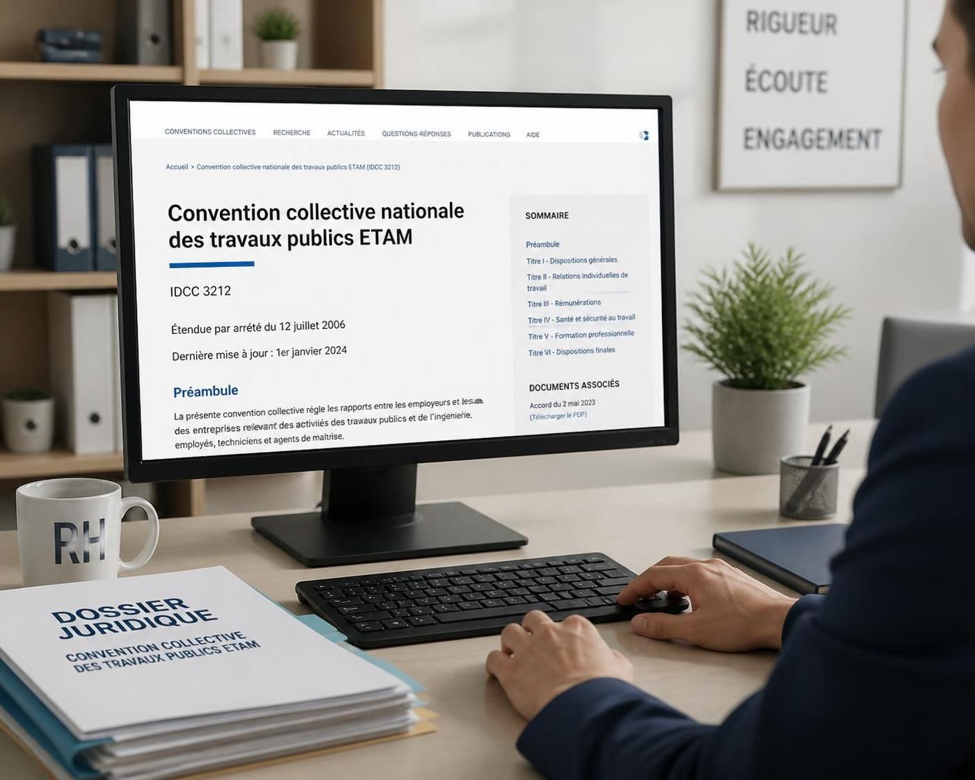 découvrez comment et où télécharger facilement le pdf officiel de la convention collective travaux publics etam pour rester informé des droits et obligations.